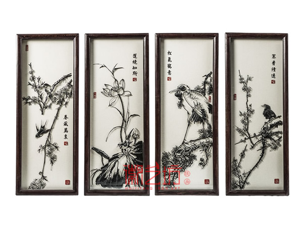 精品收藏花鳥(niǎo)鐵畫(huà)