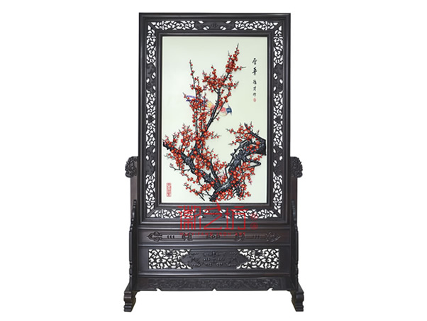 鐵畫(huà)屏風(fēng)雪香
